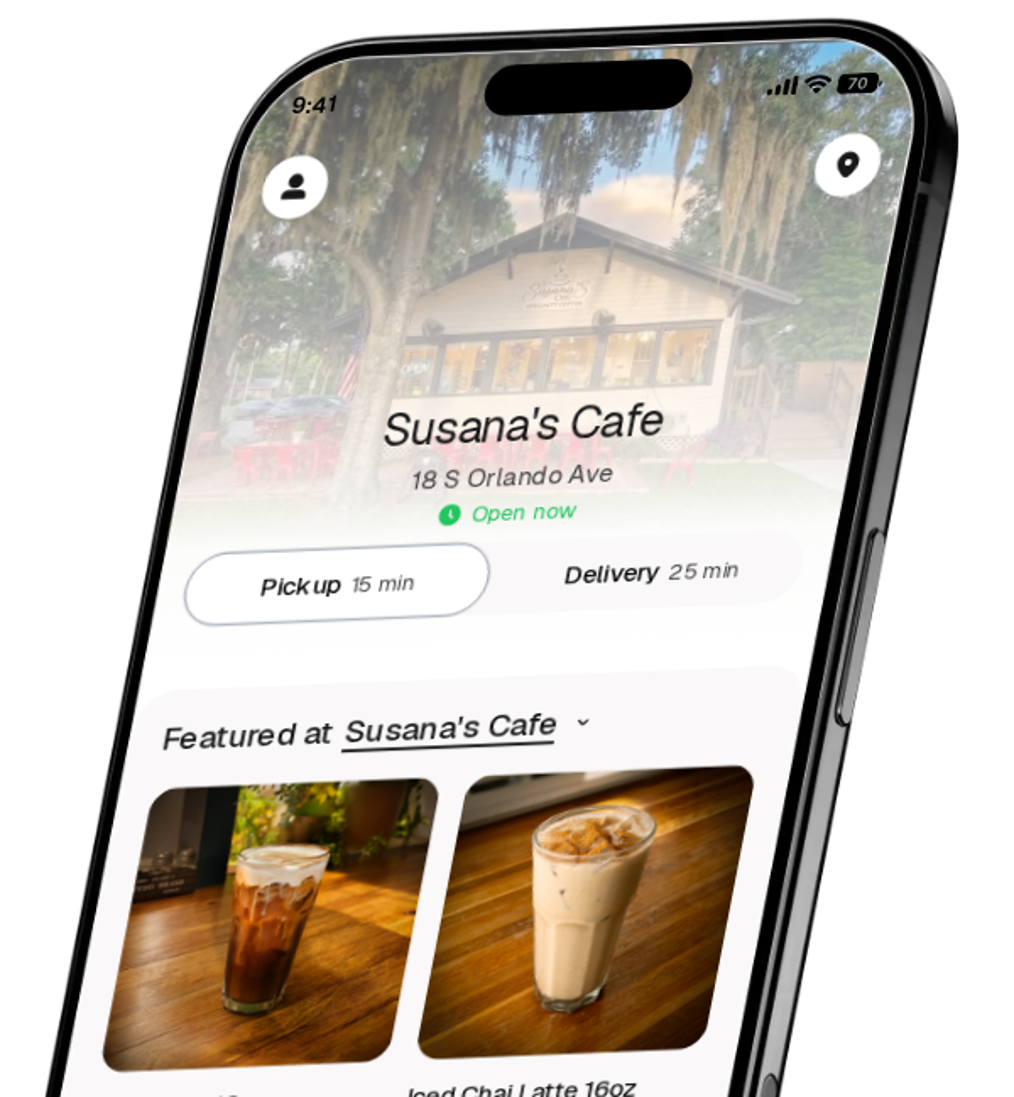 Susana's Cafe app preview