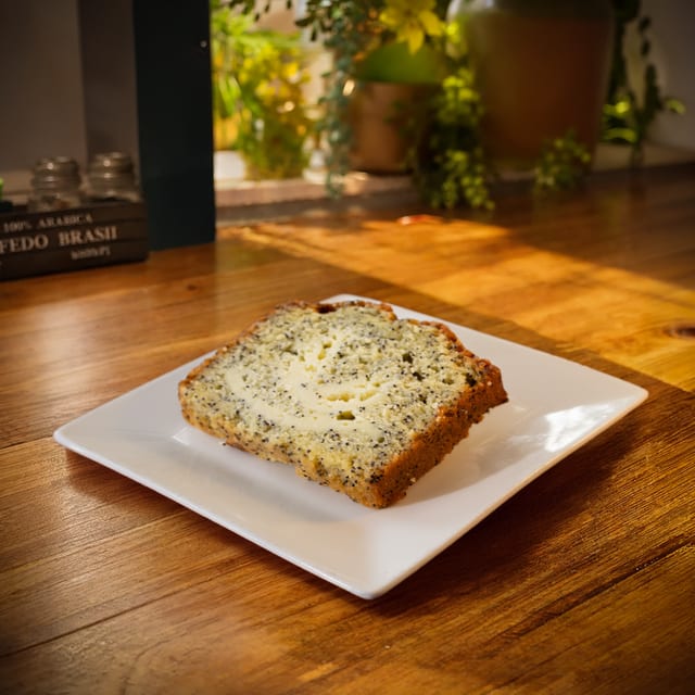 Poppy Orange Pound Cake.