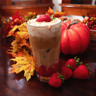 Strawberry Cheesecake Iced Latte