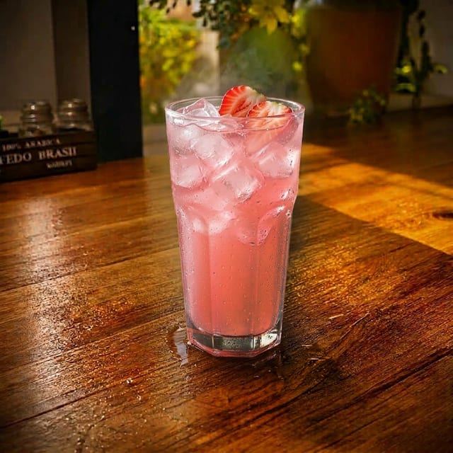 Iced Strawberry Lemonade 16oz.