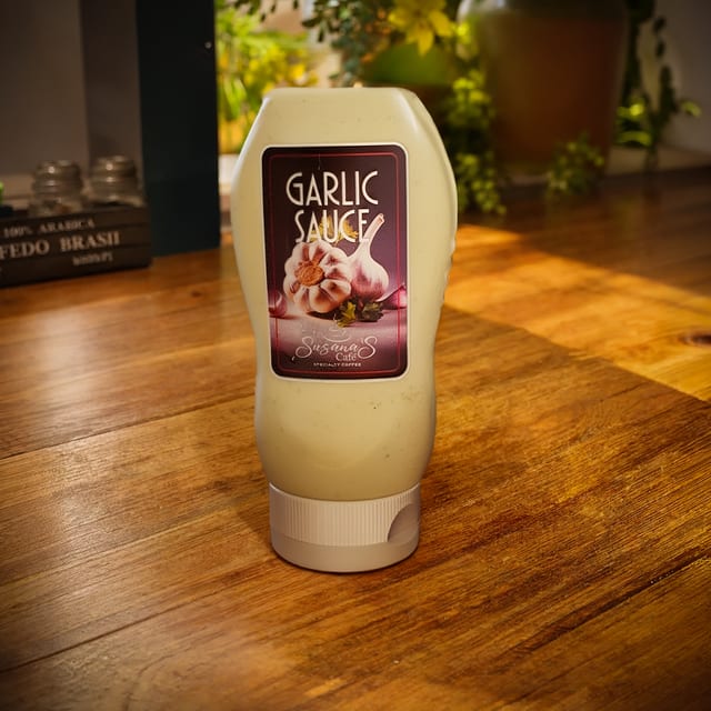 Garlic Sauce Bottle.