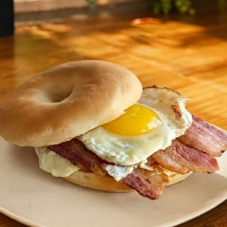 Breakfast Bagel Sandwich